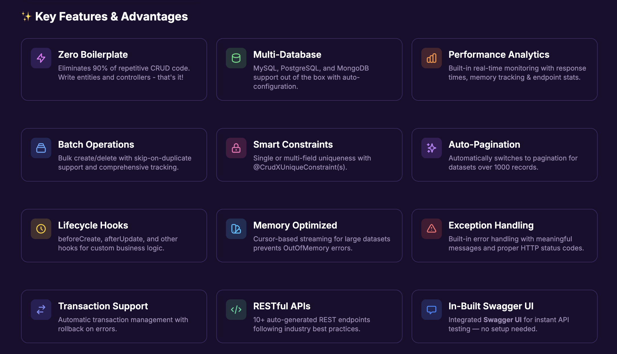 CrudX Framework Documentation